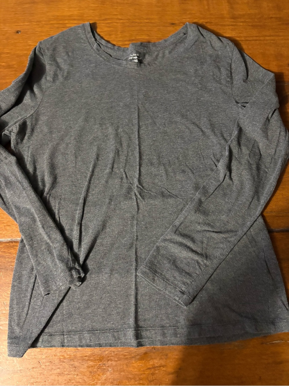 Banana Republic Women's Long Sleeve Tee - Charcoal